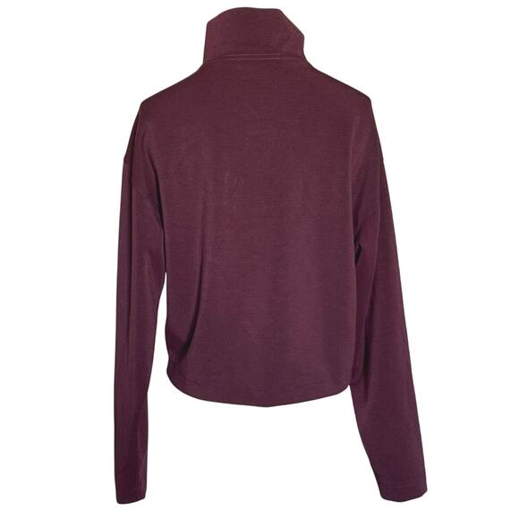 Prana Shea Soft Half Zip Pullover Womens Size Small Deep Vino - Picture 8 of 13